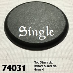 74031(s) Round Plastic Display Base, 60mm (1)